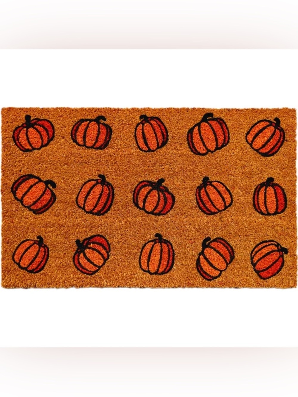 Way To Celebrate Halloween 18“x30” Pumpkin Doormat NWT